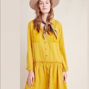 Anthropologie Maeve MARLIE BUTTON TUNIC 10